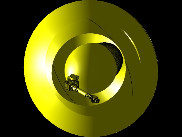 SKETCH OF FANUC ROBOT M-7...