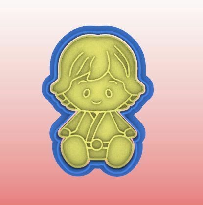 LUKE SKYWALKER CUTTER AND STAMP