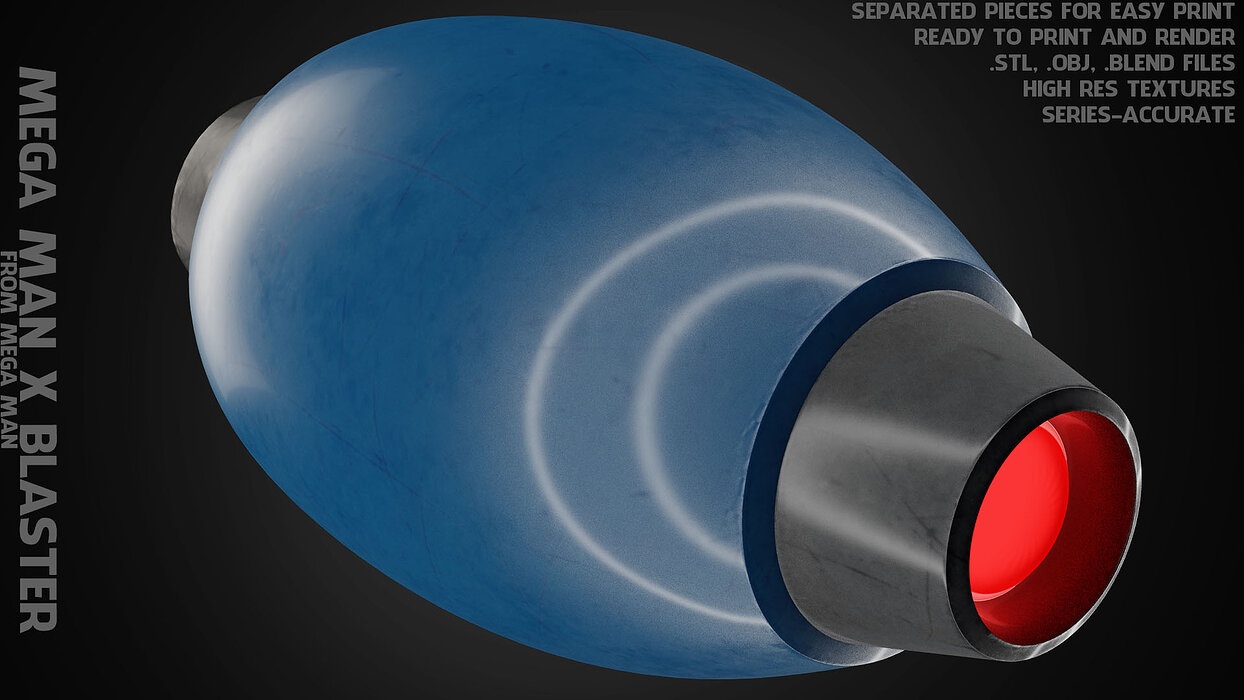 Mega man X Blaster for Cosplay