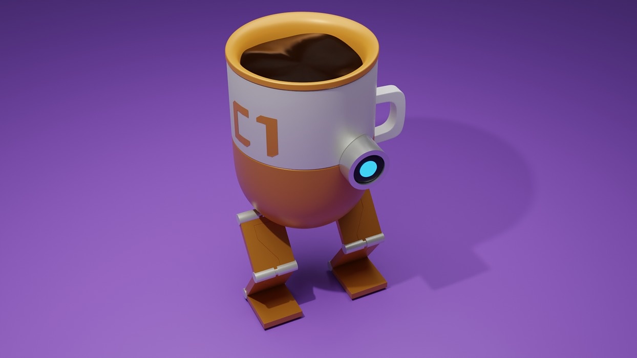 Robot glass 3d model