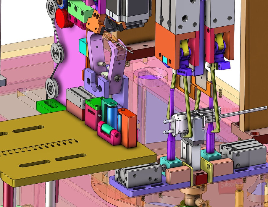 industrial 3D model Rope tying machine