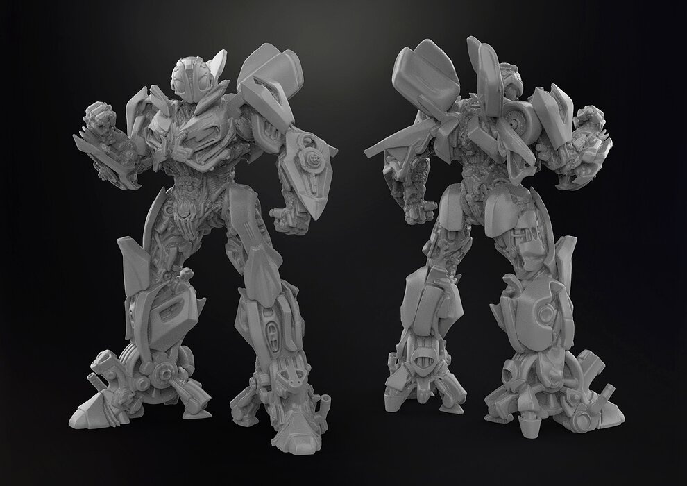 Bumblebee Battle mode Cut and Keyed