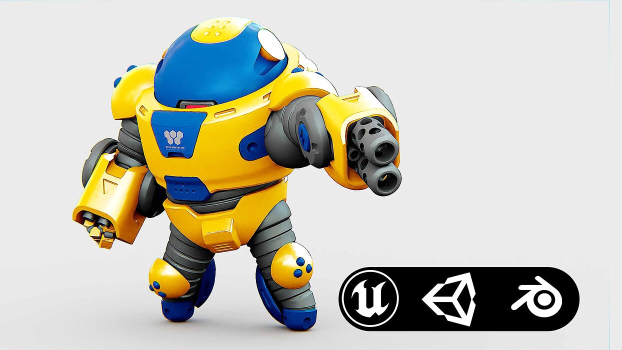 TOY BOT ARNOLD  Rigged for Unreal Engine - Unity - MIXAMO