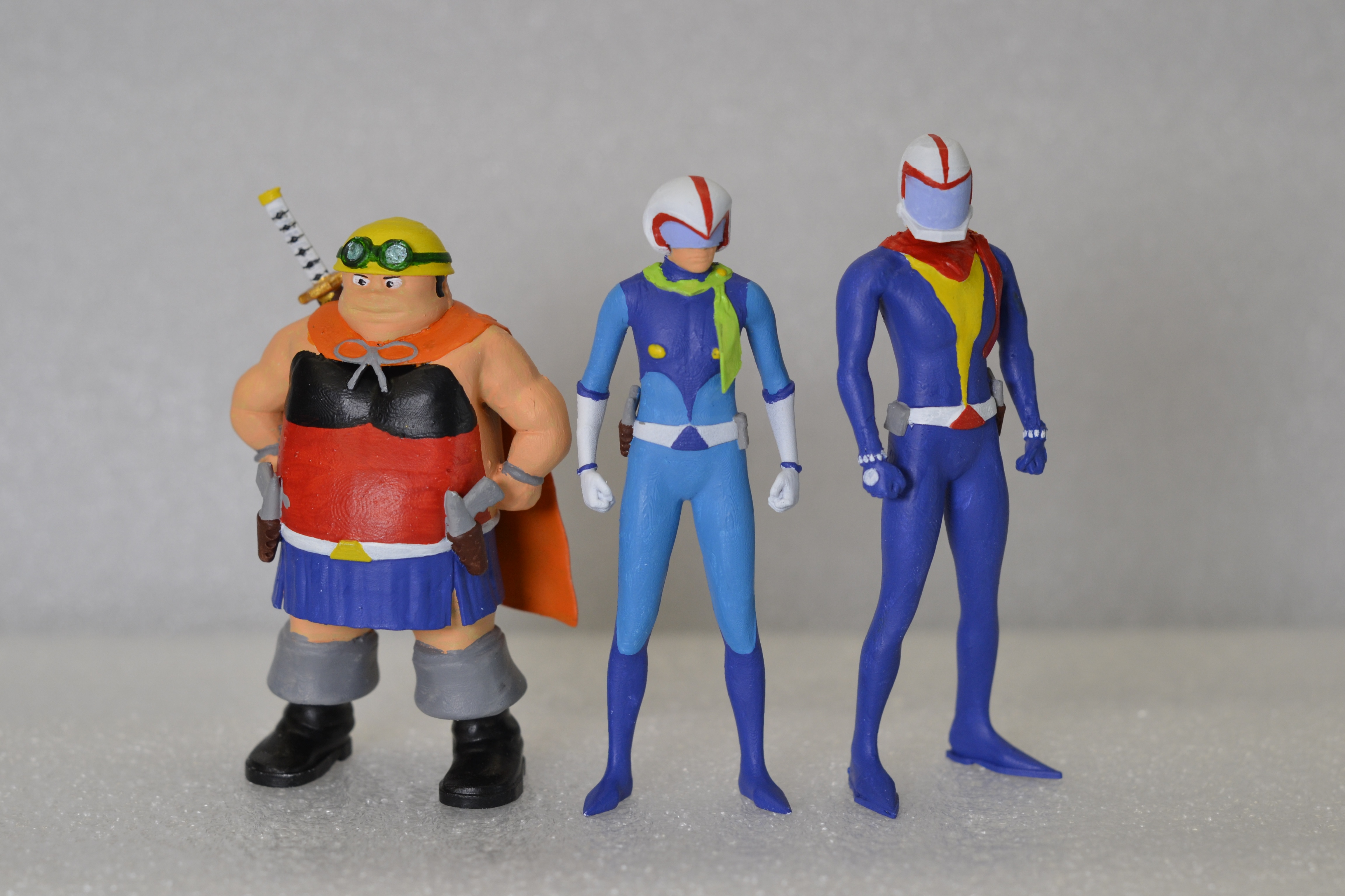 RYOMA NAGARE, HAYATO JIN, MUSASHI TOMOE, PILOTS GETTER