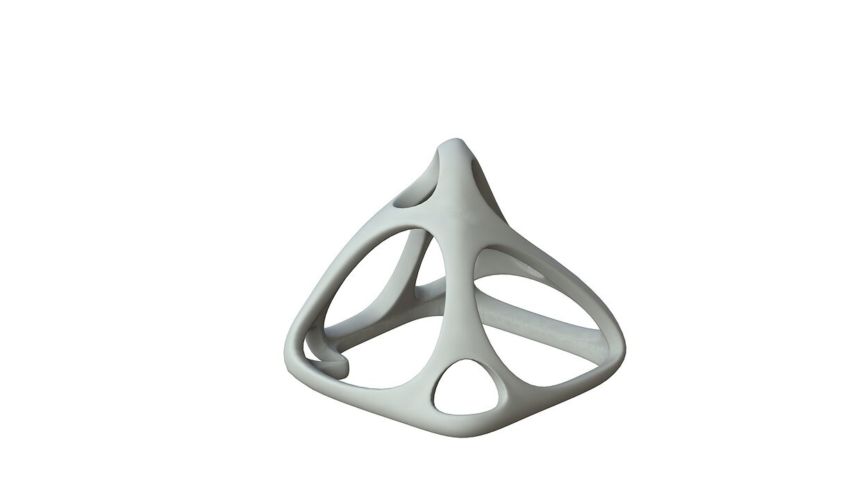 SciFi Cube Object No 58968 Low Poly Shape