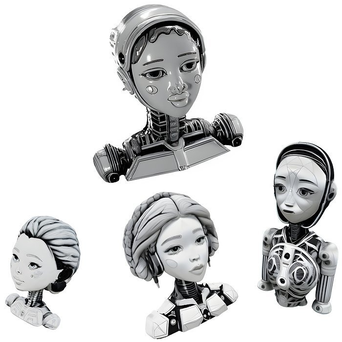 Astrodroid Girl Bust Collection