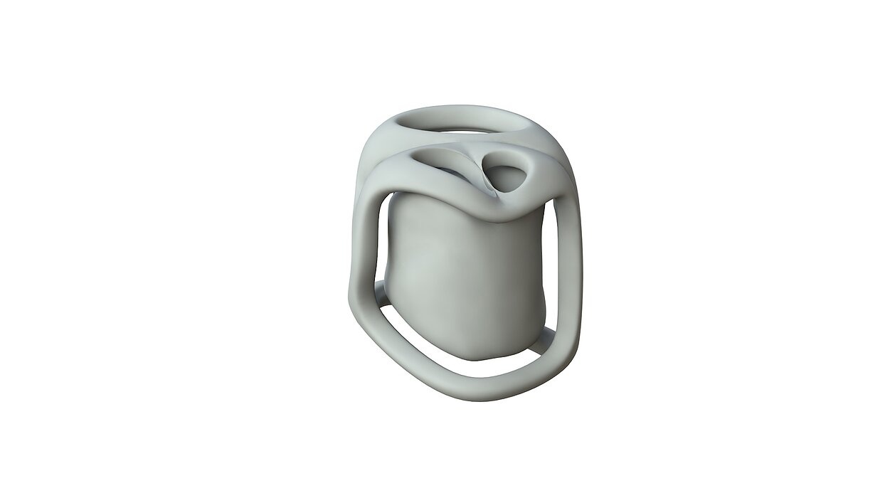 SciFi Shape Object Low Poly