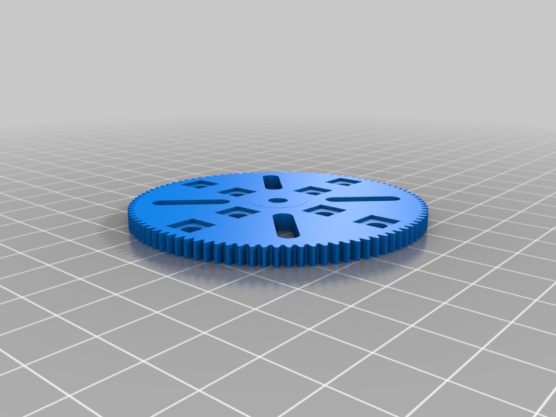 Thick Meccano 95 tooth gear replica
