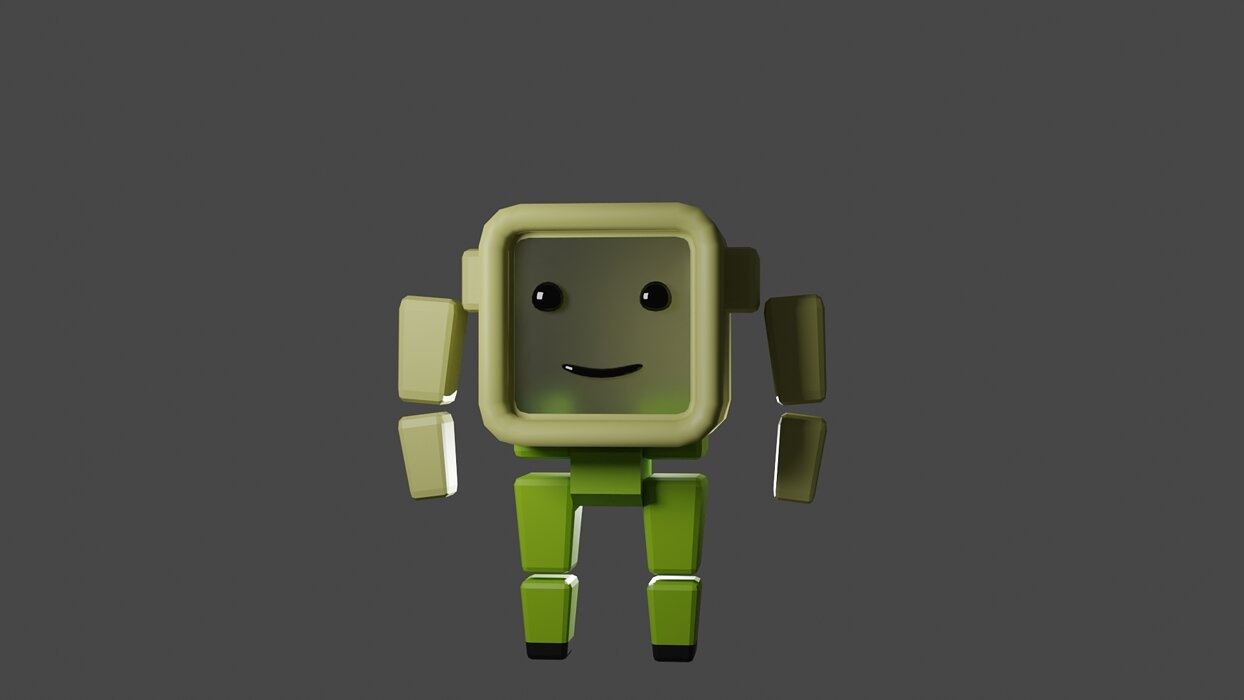3d character casual man modeo alone ROBOT Supported object types