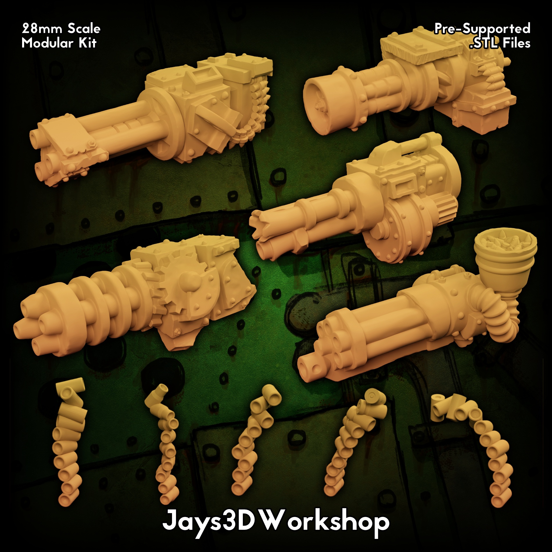 SKRAP MECH GATLING GUNS