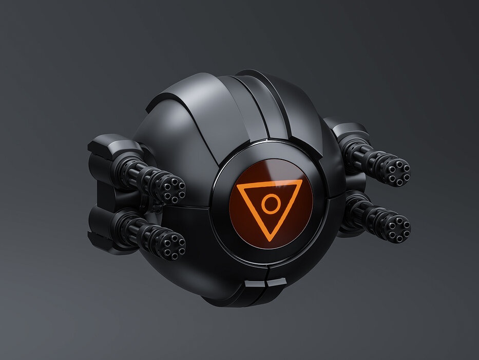 Spherical drone