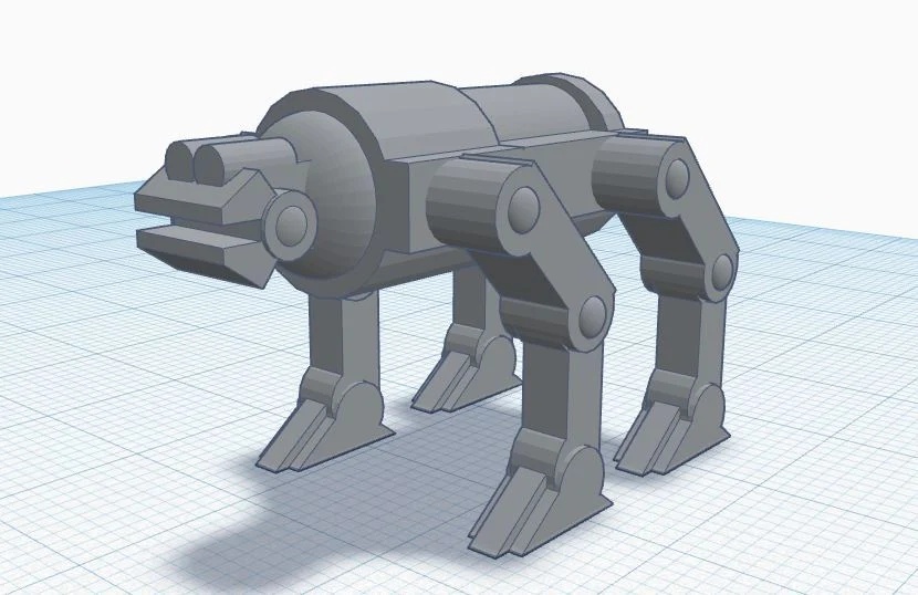 K9 Security Robot Droid Tabletop 28mm Miniatures Gaming Stargrave Star Wars Starfinder