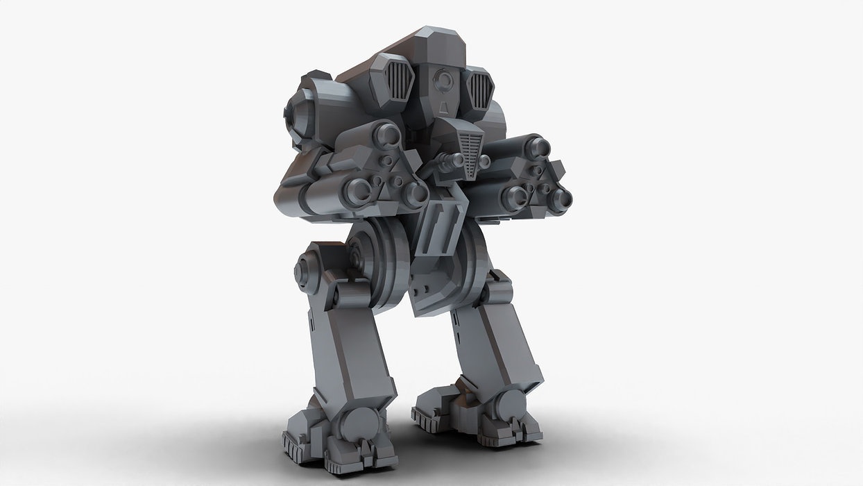 robot gun mech