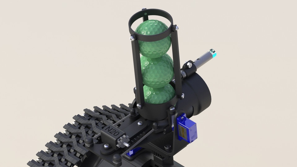 rc tank ball launcher