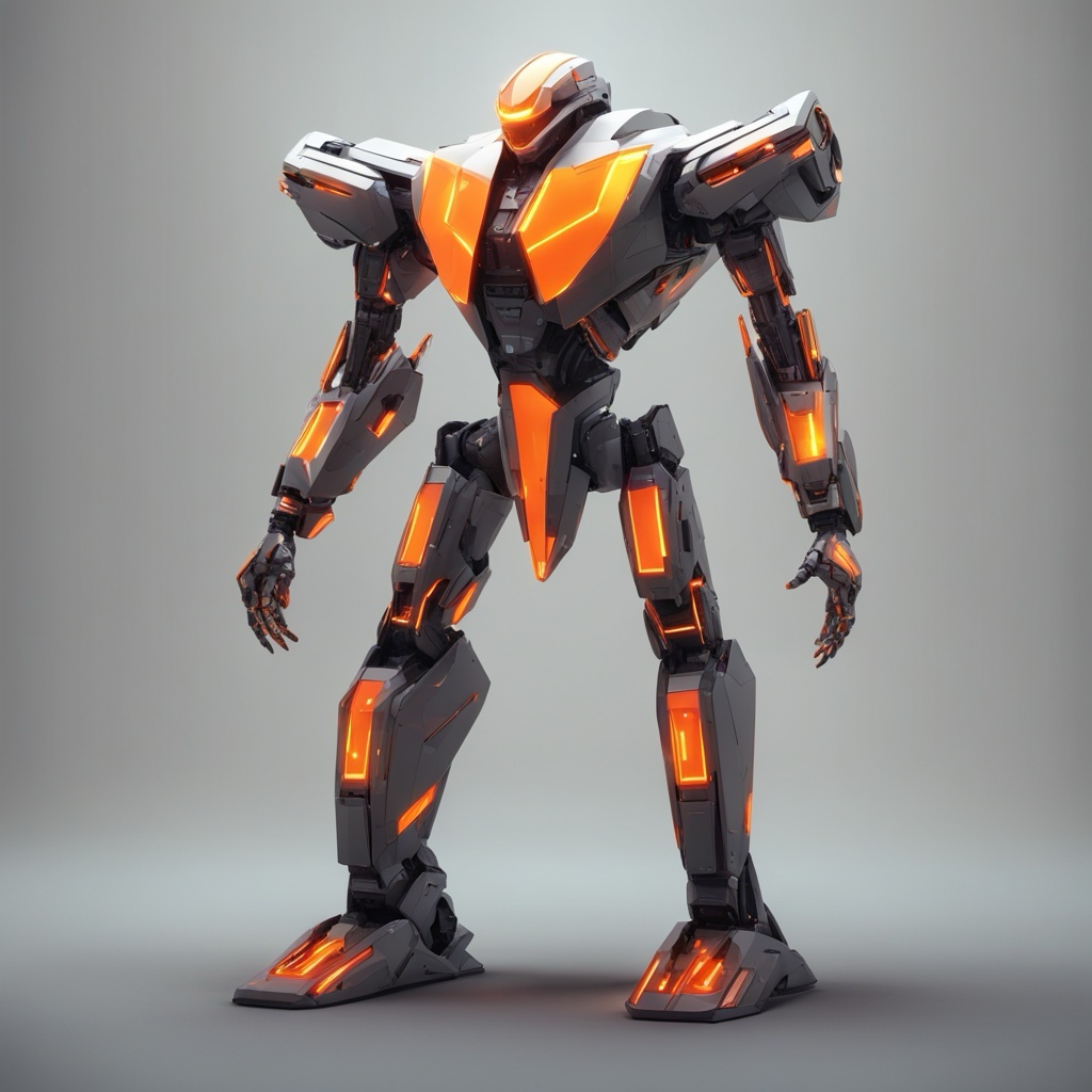 CYBER ROBOT 3D MODEL PRINTING