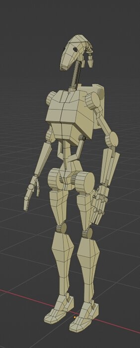 Droid Low Poly