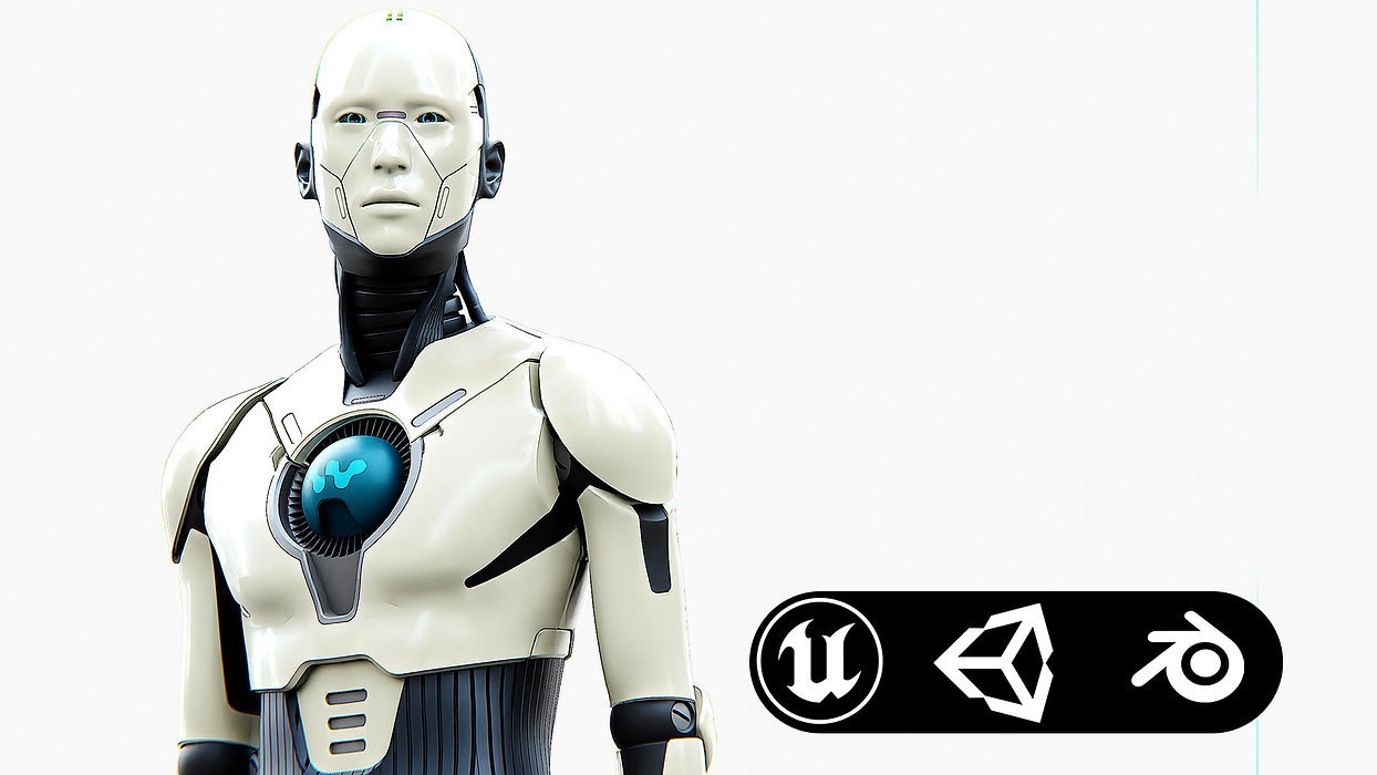 HUMANOID ORPHEUS-C  Rigged for Unreal Engine - Unity - MIXAMO