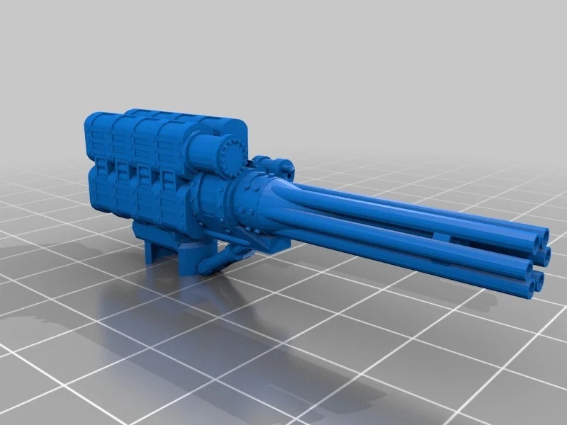 Gatling Cannon for Giant Robot (carapace)