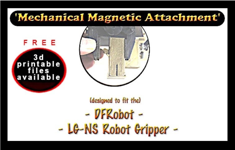 LG-NS Robot Gripper Machanical Magnetic Attachment
