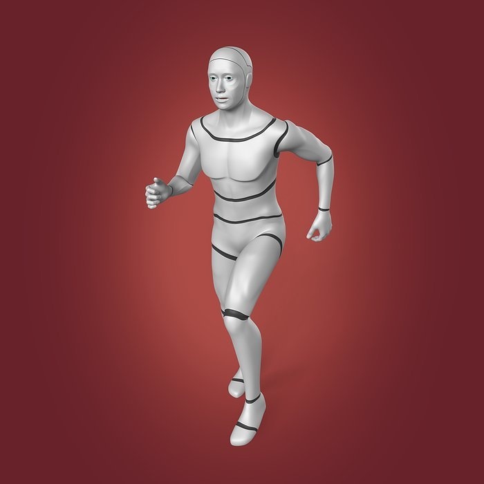 Humanoid Robot Rigged - Cartoon Character