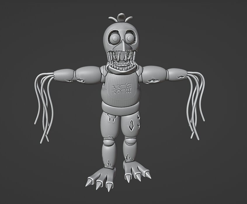 Withered chica 