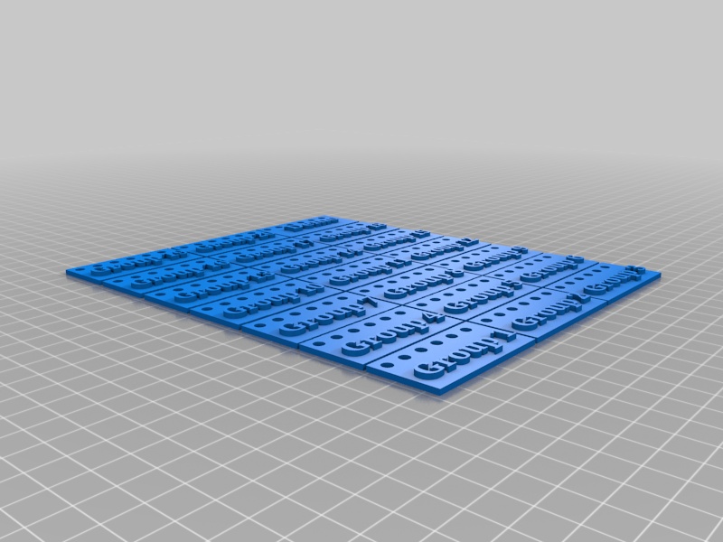 Robot name plates