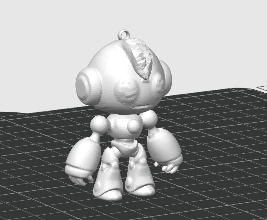 CUTE LITTLE ROBO _BOLT KEYCHAIN/FIGURE