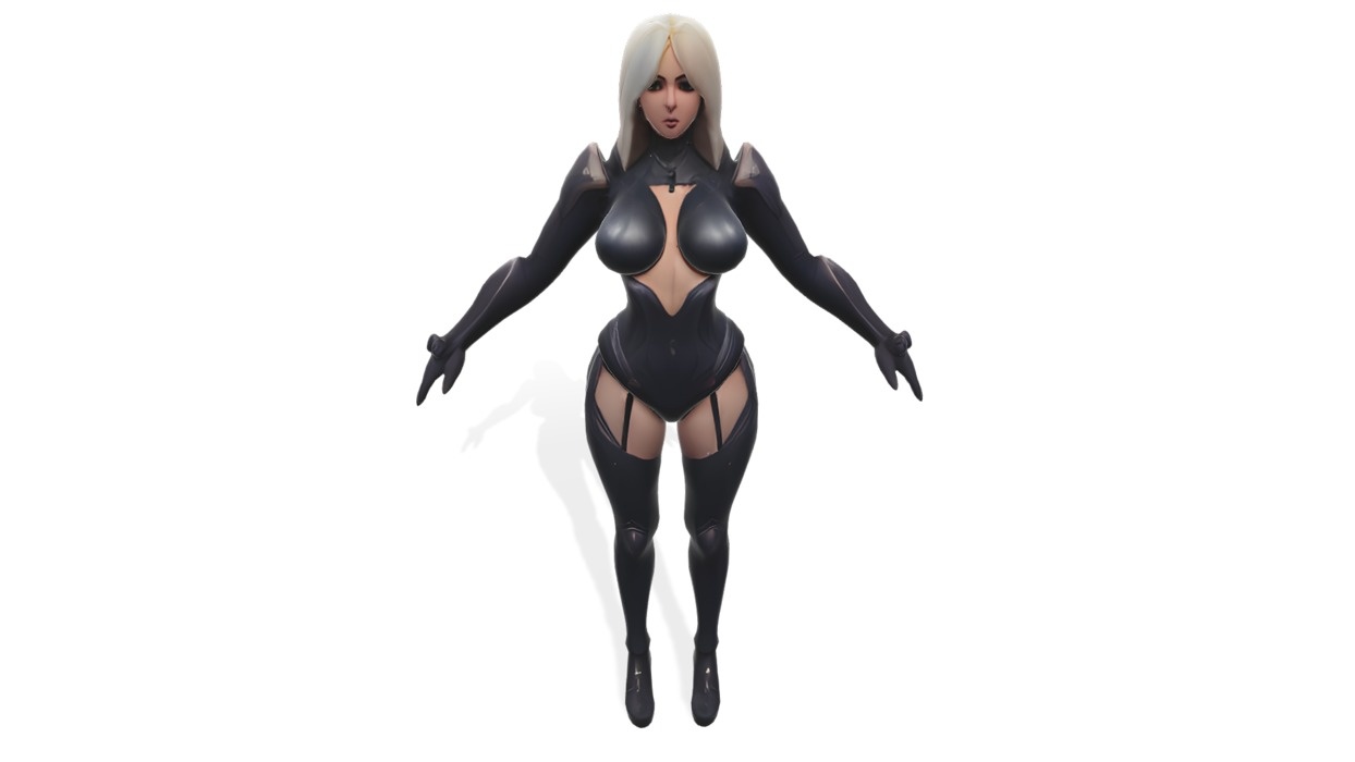 Shadowblade Sentinel the Female Scifi Warrior