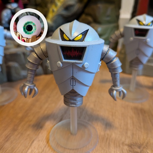HOVER ROBOT BENDING ARMS VINTAGE MOTU