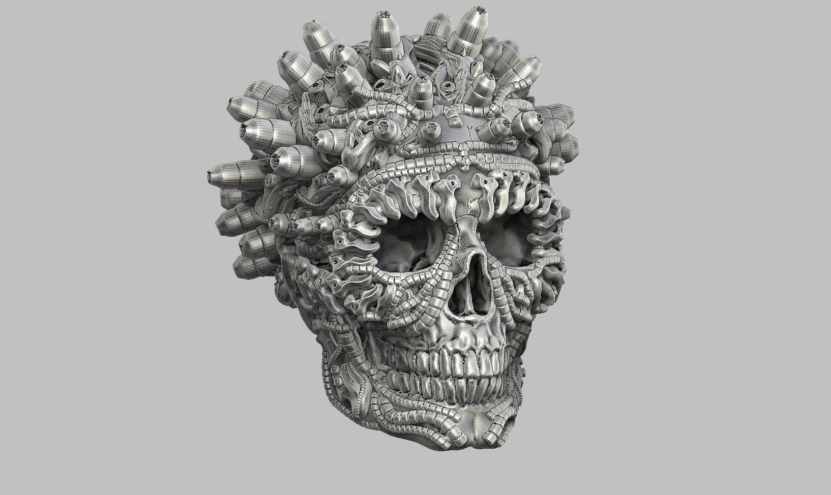 SKULL ROBOT HEAD A20 (1)