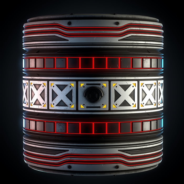 Sci-fi Material Plat - VOL 03 - SBsar - Maps