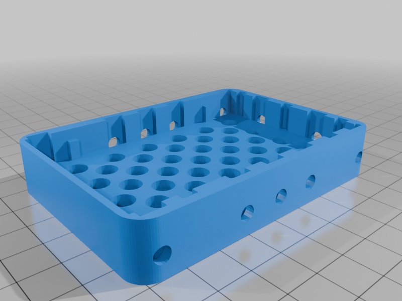 Swiss Cheese Breadboard Mount  Meccano Compatible
