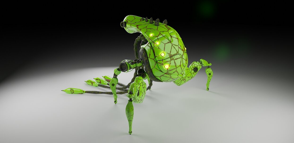 Model sci fi droid