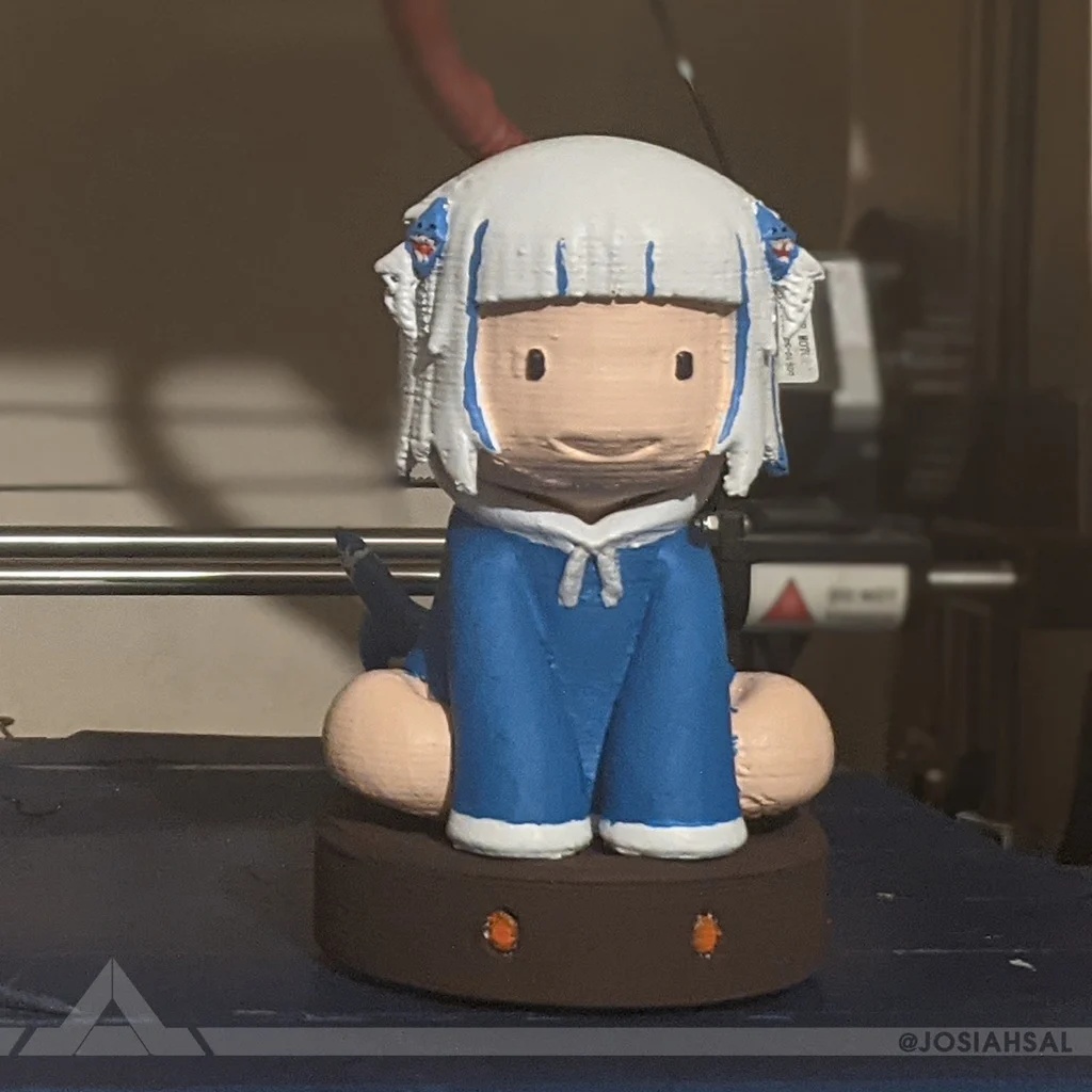 Hololive EN: Gawr Gura - 'Gura on Roomba' figure