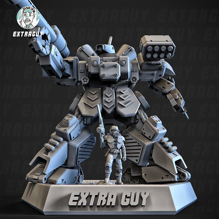 Heavy Mech Cody 100mm Static Set