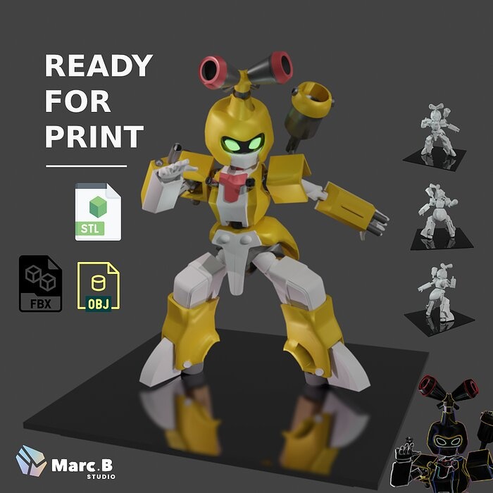 MetaBee  KBT05-C Saikachis STL