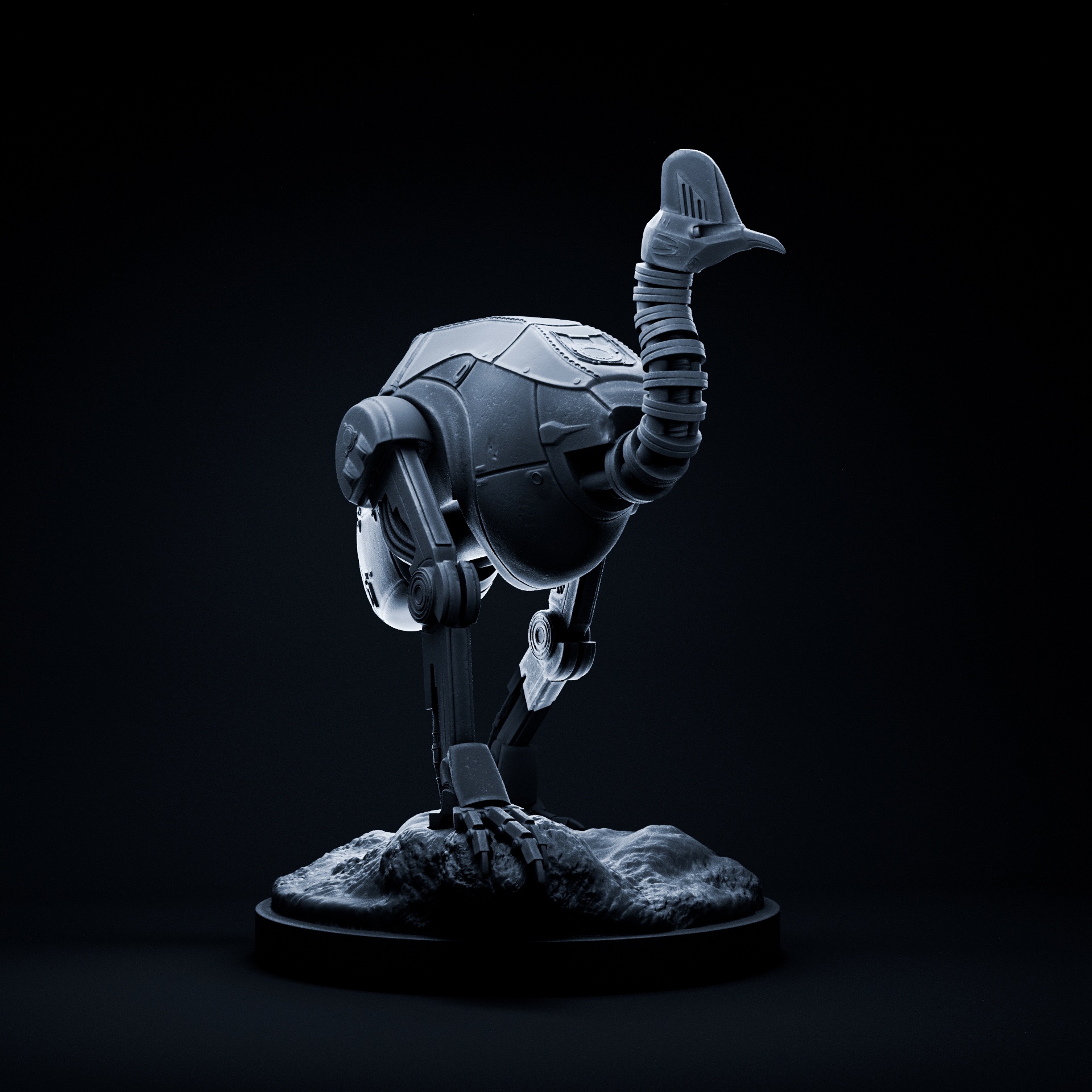 CASSOWARY MECHA ROBOT 32MM SCALE PRE-SUPPORTED