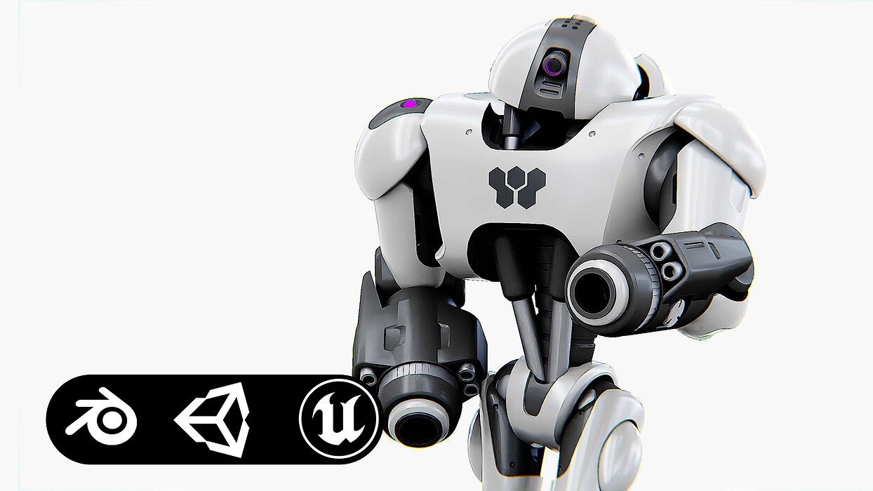 POLICE OFFICER BOT  Rigged for Unreal Engine - Unity - MIXAMO 
