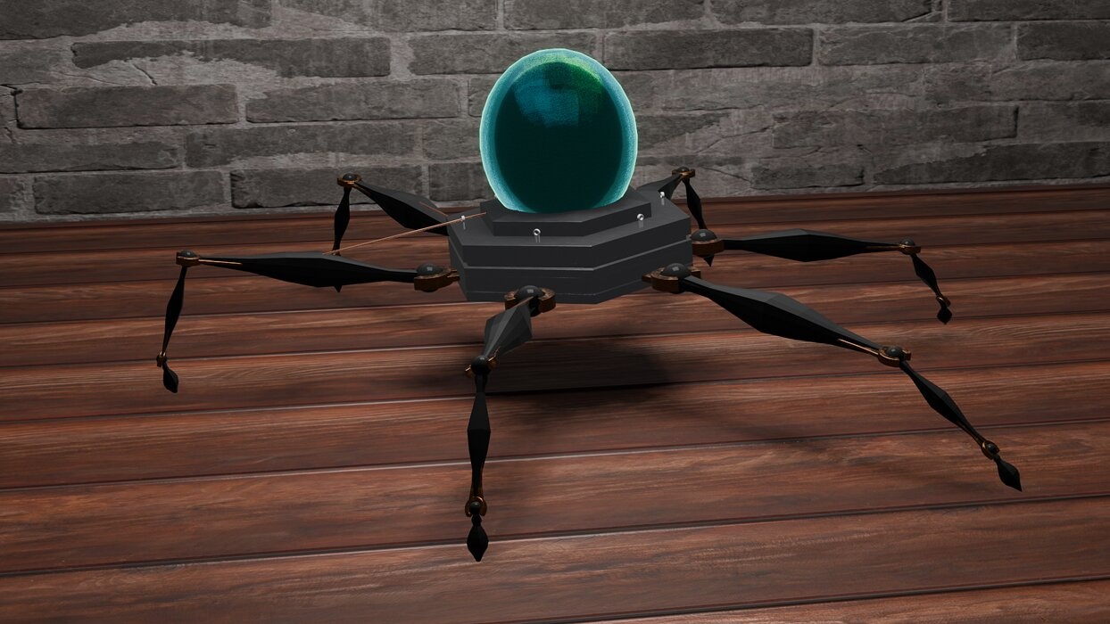 Rigged - Mini Spider Robot