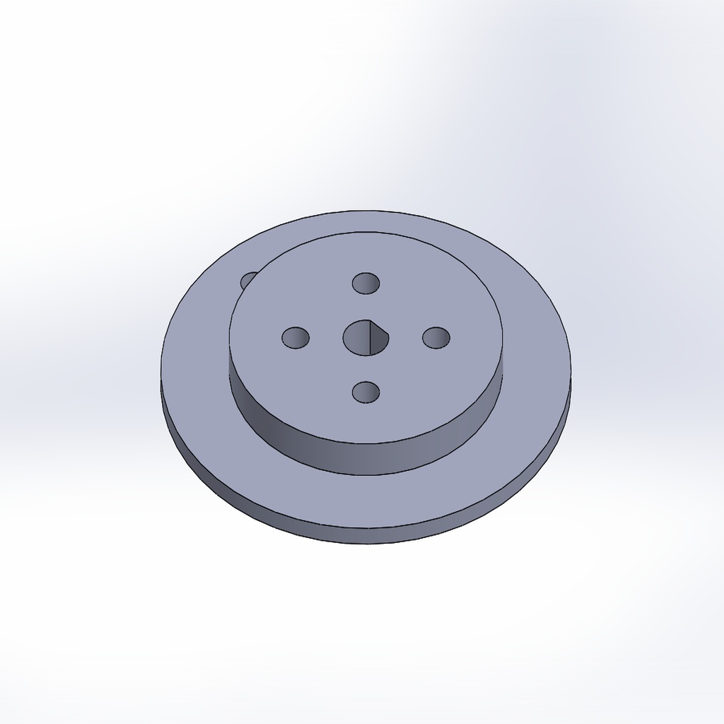Motor Winch Pulley for Linear Slide (Actobotics Hub 0.770" Pattern)
