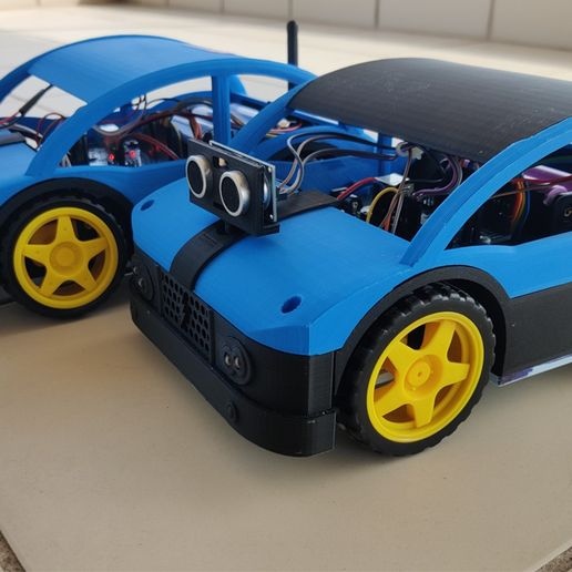 ARDUINO 4WD RC CAR - ROBOT CAR WITH NRF24L01 - OBSTACLE AVOIDING CAR