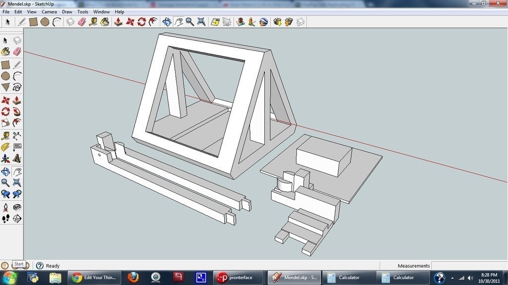 WORKING TOY REPRAP (100 MM PLATE)