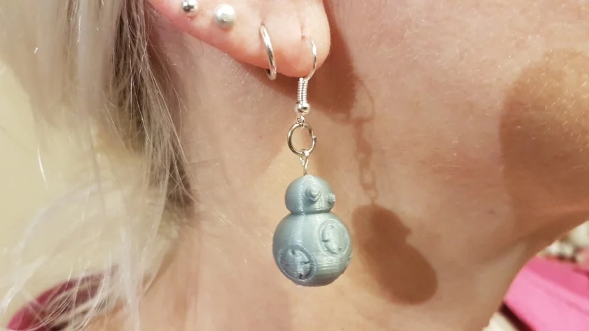BB-8 Star Wars Droid Earrings