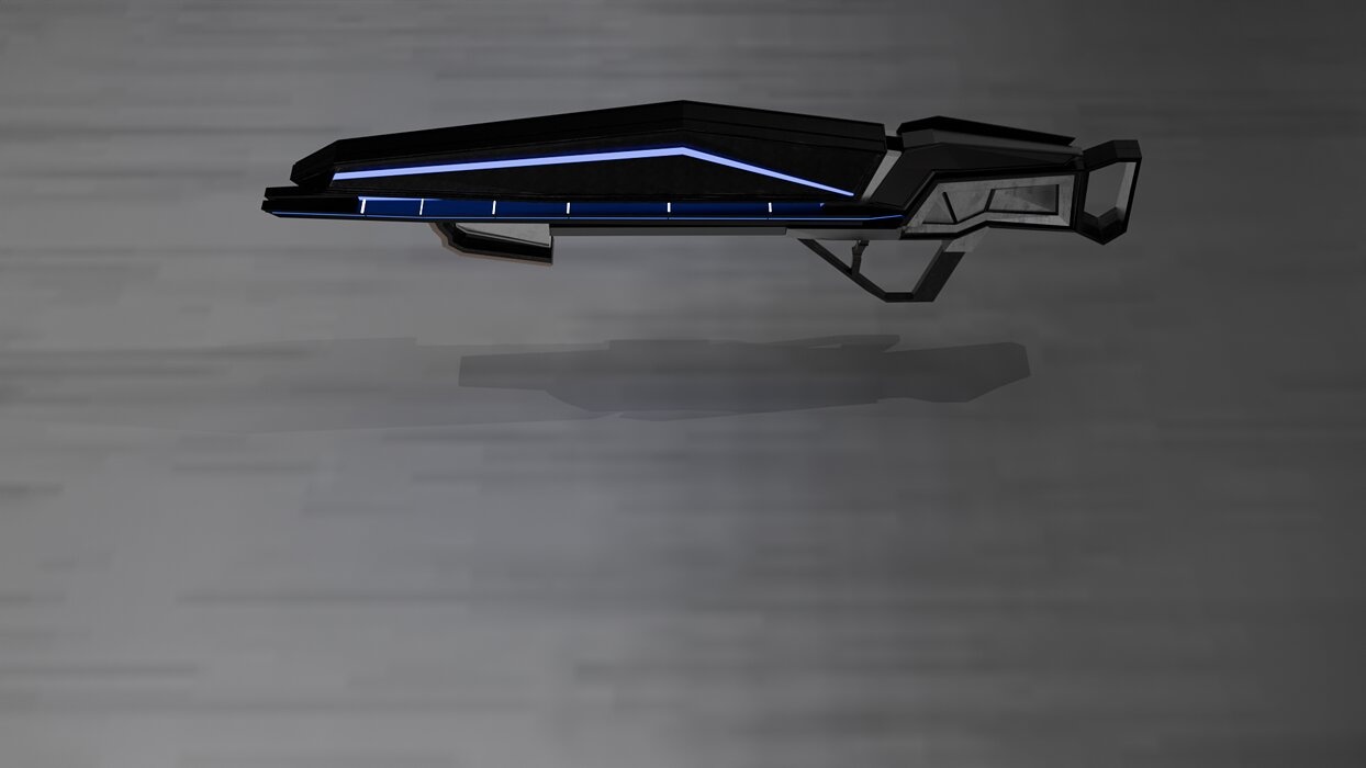 Futuristic Space Rifle