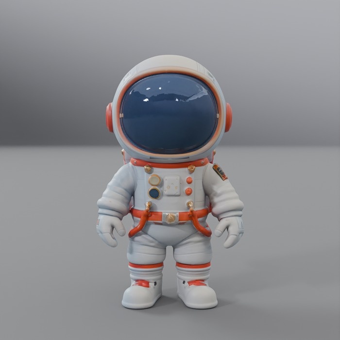 cartoon astronaut