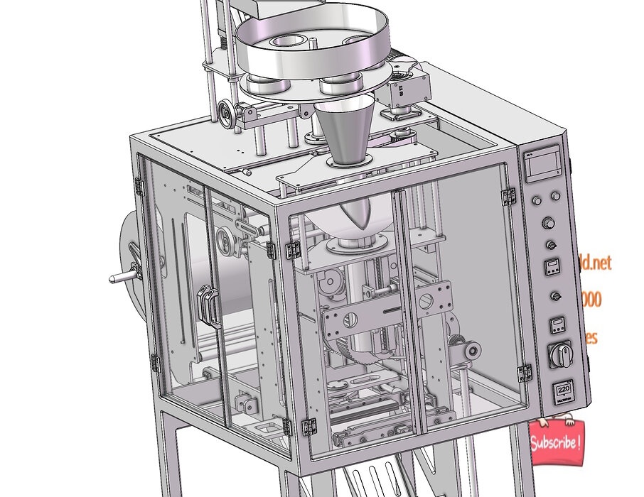 industrial 3D model Product packaging machine