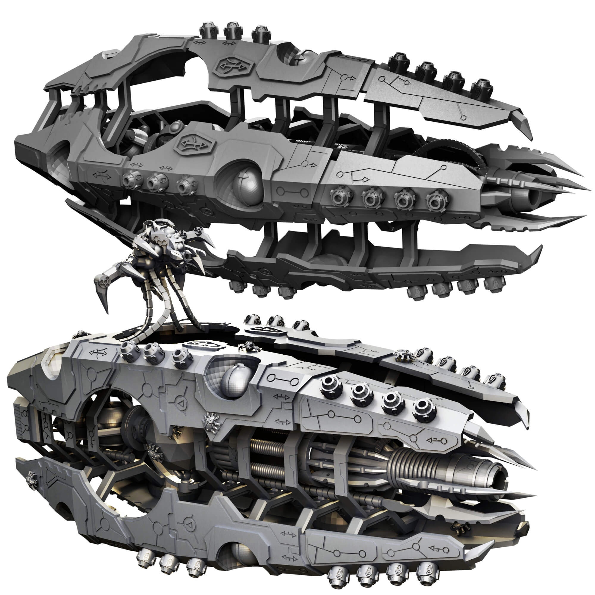 ETERNAL DYNASTY DOOMSDAY CANNON WITH OPTIONAL BEETLE REPAIR DRONES