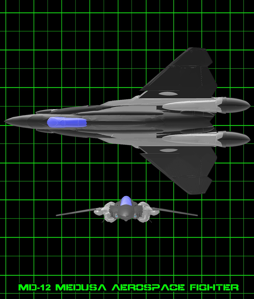 MD-12 MEDUSA MEDIUM AEROSPACE FIGHTER