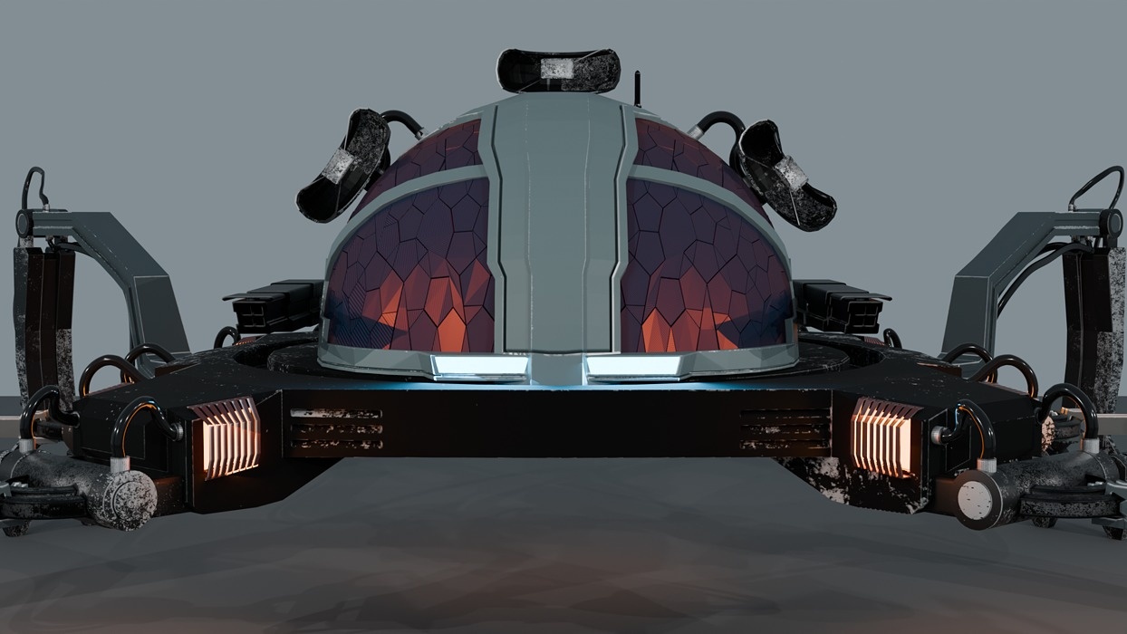 SpiderTank Sci-Fi Robot