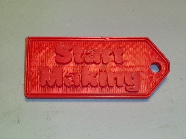 'START MAKING' KEYCHAIN